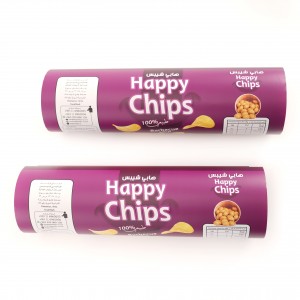 Plastic Roll Stock Sachet Packaging Film Para sa Snack/Potato Chips